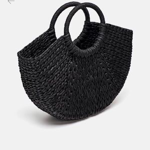 Zara round strap basket